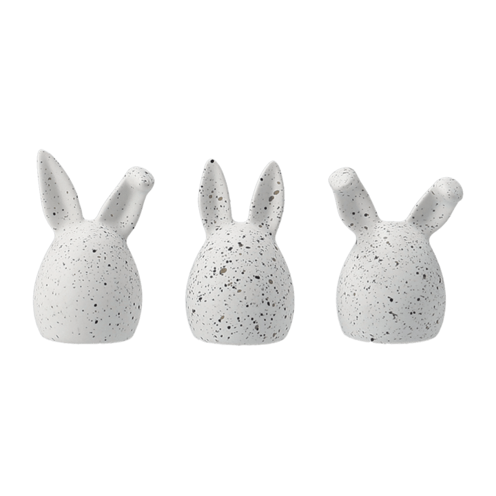 Triplets easter rabbit 3-pack - white dot - DBKD