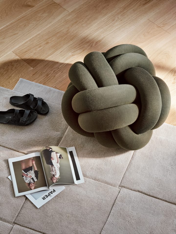 Basket Rug  Beige - 180x180 cm - Design House Stockholm