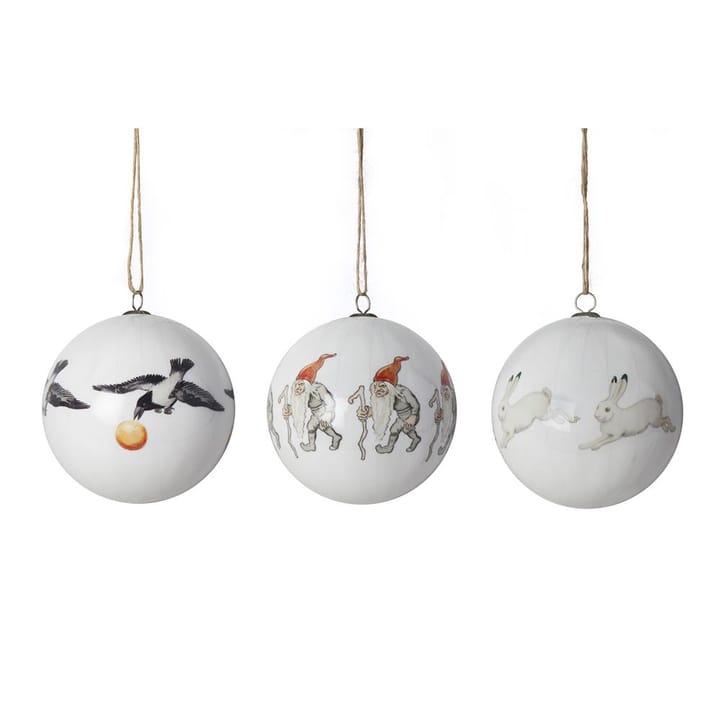 Elsa Beskow Christmas tree ornaments 3-pack - Set No. 4 - Design House Stockholm