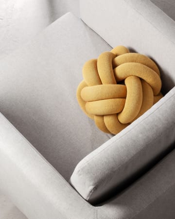 Knot cushion - yellow - Design House Stockholm