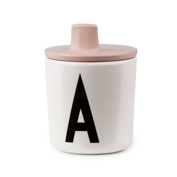 Design Letters beak lid to melamine cup - nude - Design Letters