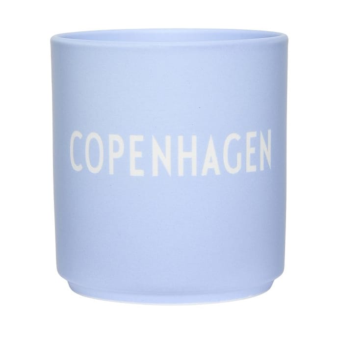 Design Letters favorite cup Danish Words 25 cl - Blue - Design Letters