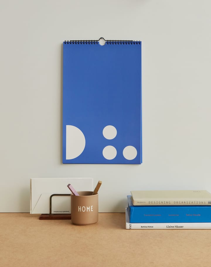 Design Letters monthly calendar - Cobalt blue - Design Letters