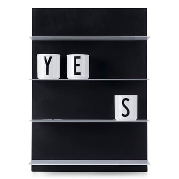 Design Letters shelf - black - Design Letters