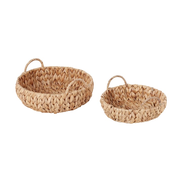 Lily basket with handle 2 pieces - Natural - Dixie