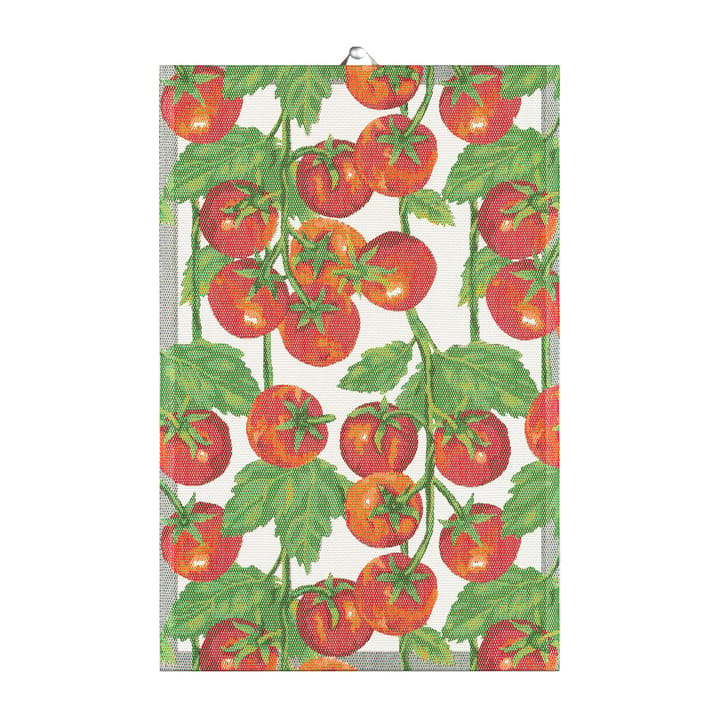 Tomater kitchen towel 40x60 cm - Red - Ekelund Linneväveri