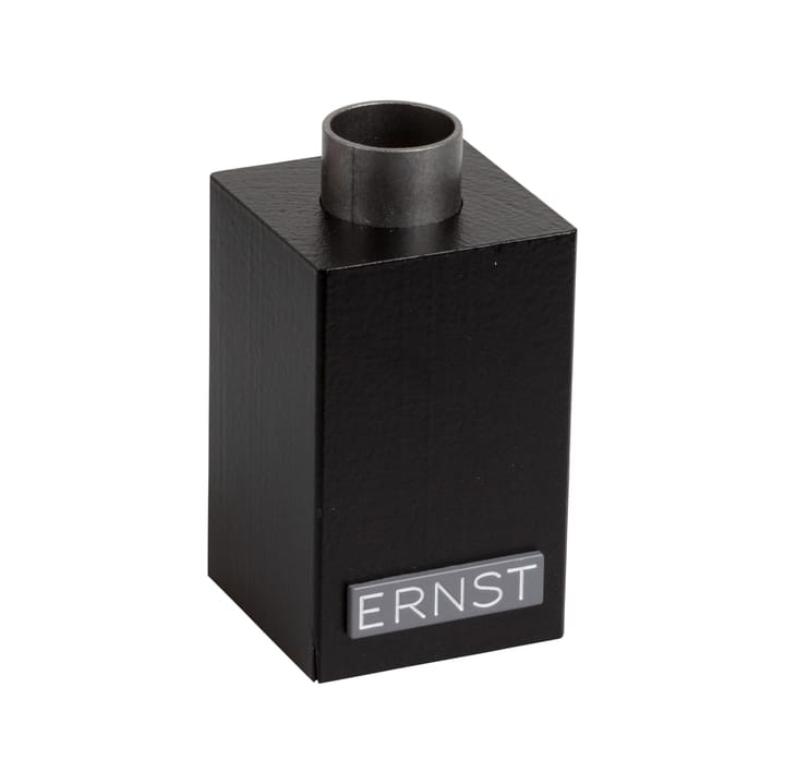 Ernst candle holder - black laquered wood - ERNST