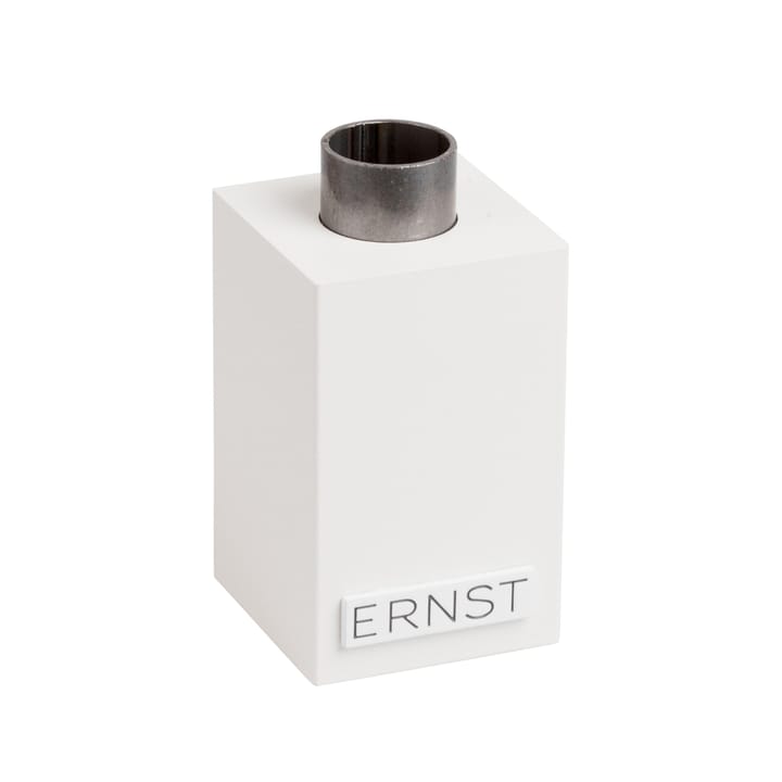 Ernst candle holder - white laquered wood - ERNST