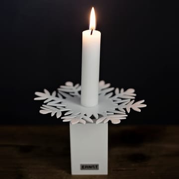 Ernst candle holder - white laquered wood - ERNST