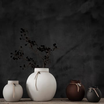Ernst vase stoneware dark grey - 10 cm - ERNST