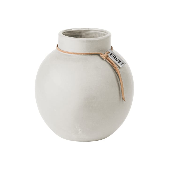 Ernst vase stoneware white - 14 cm - ERNST