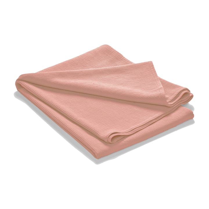 Stripe bedspread stonewashed cotton 260x260 - Dusty rose - Etol Design