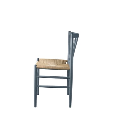 J80 chair - Beech blue grey painted-nature - FDB Møbler