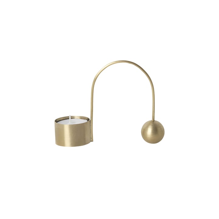 Balance brass candle holder - tea light - Ferm LIVING