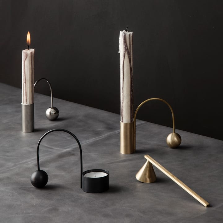 Balance chrome candle sticks - candle - ferm LIVING