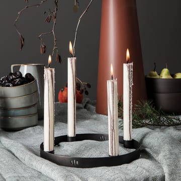 Circle black brass candle sticks - small (excl. suspension) - ferm LIVING