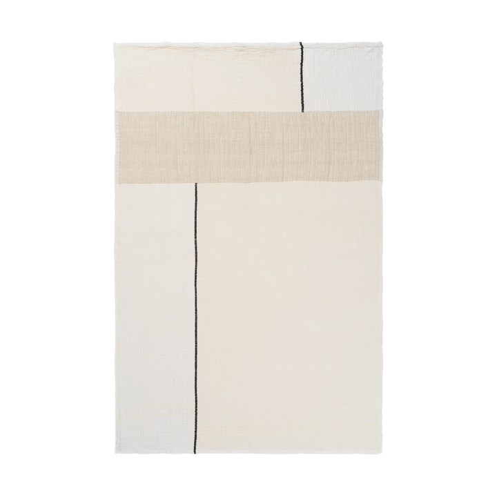 Dela blanket 120x170 cm - Natural-Off-white - Ferm LIVING
