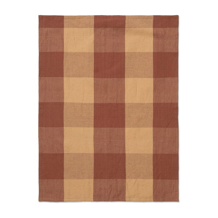 Hale kitchen towel 50x70 cm - Peach-spice red - Ferm LIVING
