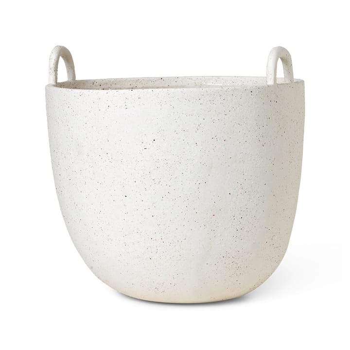 Speckle flower pot Ø30 cm - off white - Ferm LIVING