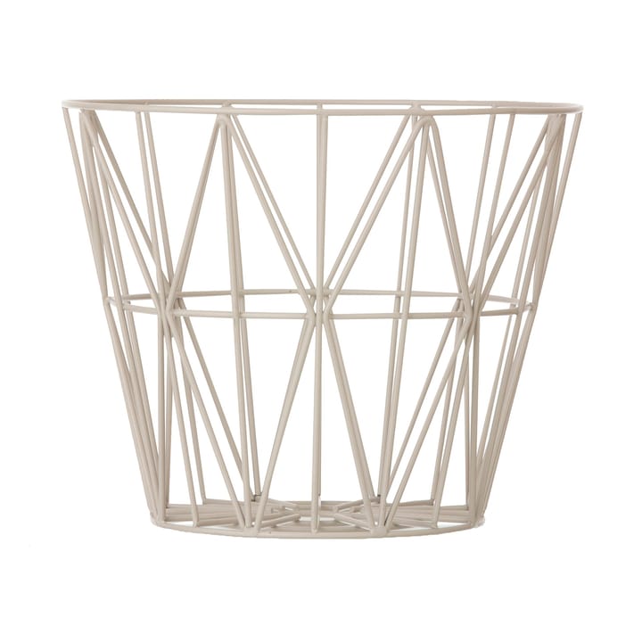 Wire basket grey - medium - ferm LIVING