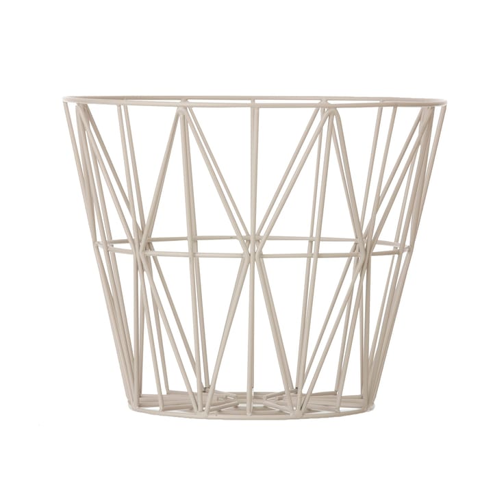 Wire basket grey - small 40x35 cm - ferm LIVING
