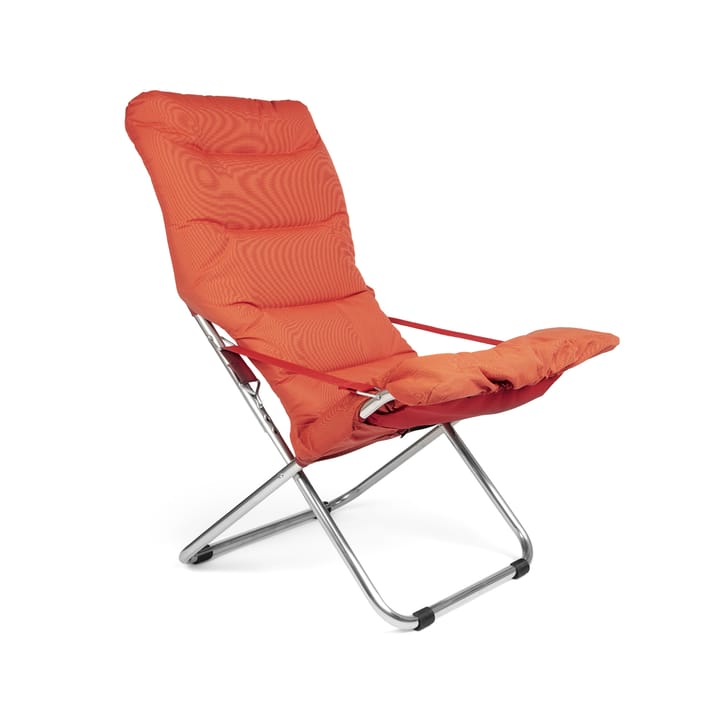 Fiesta Soft sun lounger - Fabric orange-aluminium frame - Fiam