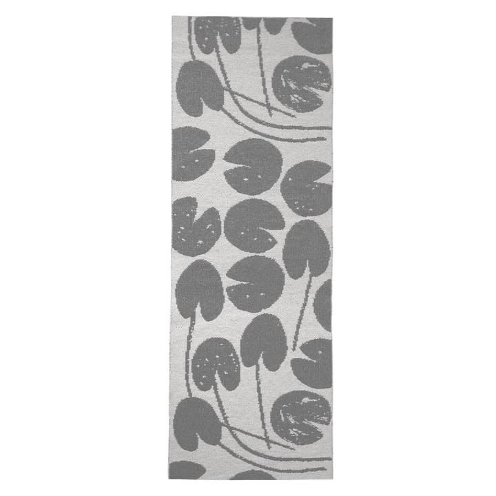Water lilies plastic rug grey - 70x200 cm - Fine Little Day