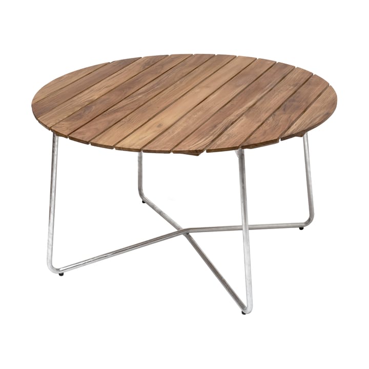 9A dining table - Teak Ø120 cm - Grythyttan Stålmöbler