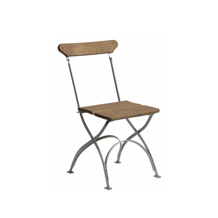 Bryggeri chair - Oak oil-hot-dip galvanized stand - Grythyttan Stålmöbler