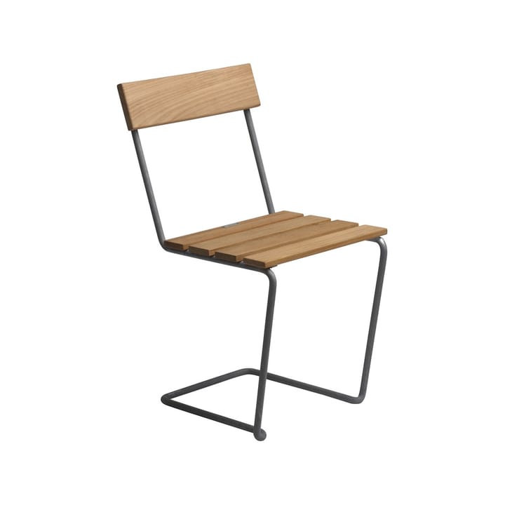Stol 1 chair - Teak-hot-dip galvanized stand - Grythyttan Stålmöbler