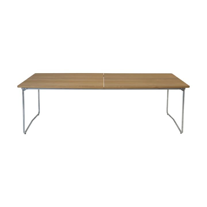 Table B31 dining table 230 cm - Oiled oak-galvanized legs - Grythyttan Stålmöbler