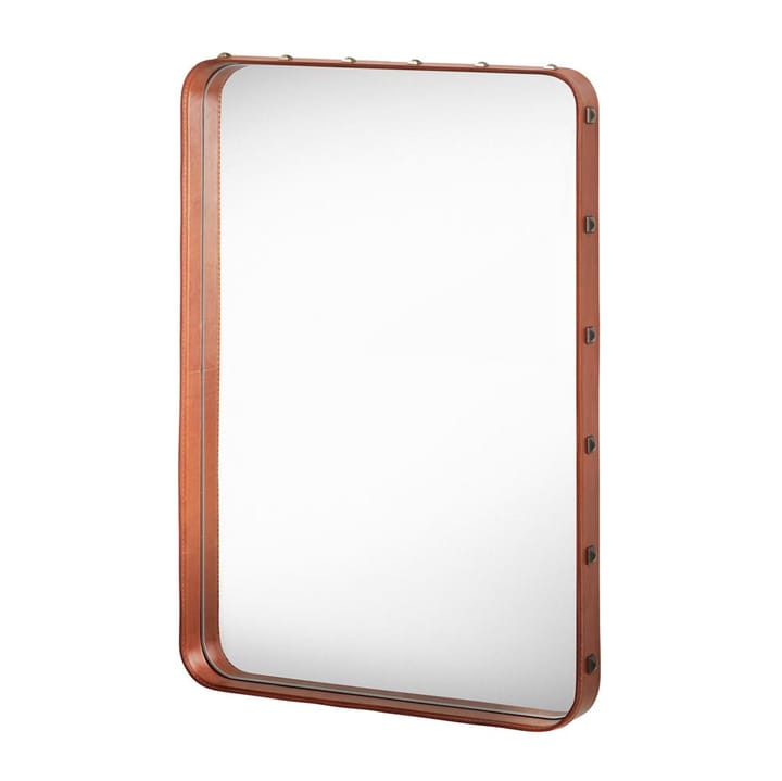 Adnet Rectangulaire mirror S - brown - GUBI