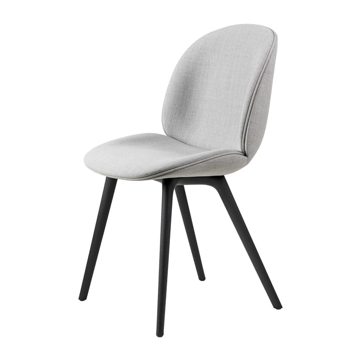 Beetle dining chair - fully upholstered-plastic base - Remix 3 nr.123-black - GUBI