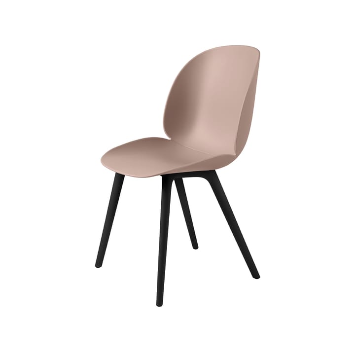 Beetle Plastic chair - Sweet pink, black leg - GUBI