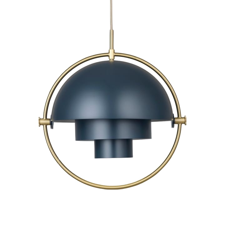 Multi-Lite ceiling lamp - Midnight blue-brass - GUBI