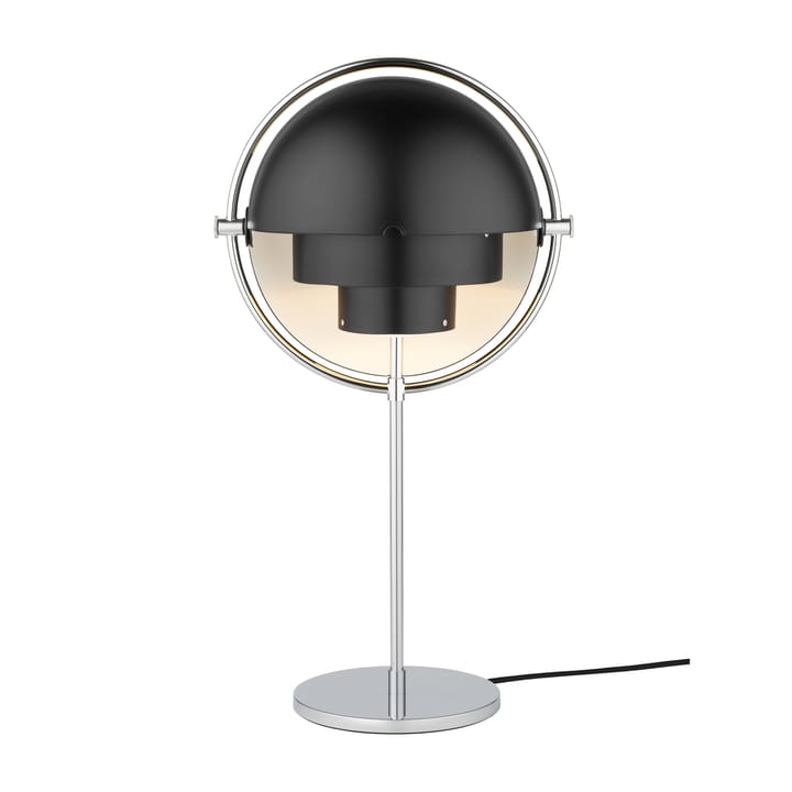 Multi-Lite table lamp - chrome-black - GUBI