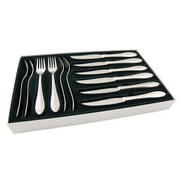Nina meat cutlery set 12 pcs - stainless steel - Hardanger Bestikk