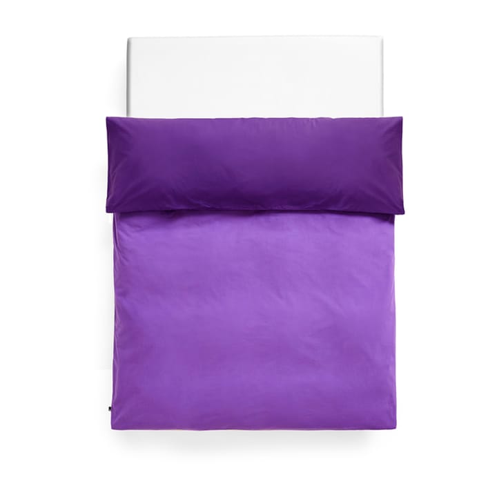 Duo duvet cover 150x210 cm - Vivid purple - HAY