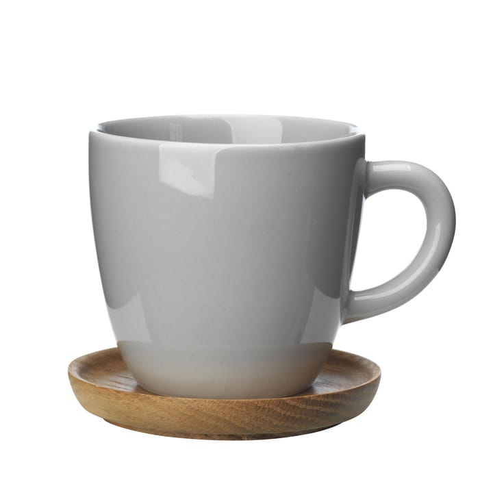 Höganäs coffee cup - pebble grey shiny - Höganäs Keramik