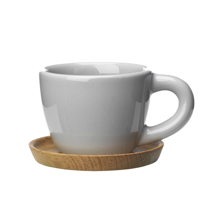 Höganäs espresso cup - shiny pebble grey - Höganäs Keramik