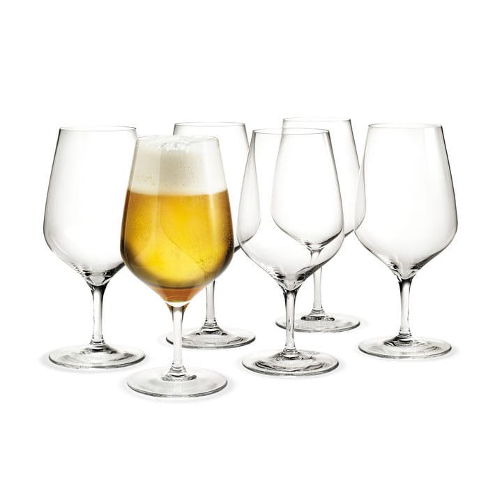 Cabernet beer glass 64 cl 6 pack - Clear - Holmegaard