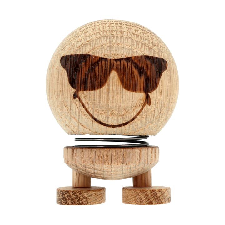 Hoptimist Smiley Cool S figure - Raw oak - Hoptimist