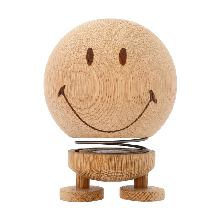 Hoptimist Smiley M figure - Raw oak - Hoptimist