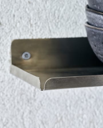 Ledge shelf 43 cm - Brushed silver - House Doctor