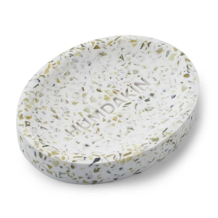 Humdakin Terrazzo soap dish10x13 cm - Green-white - Humdakin