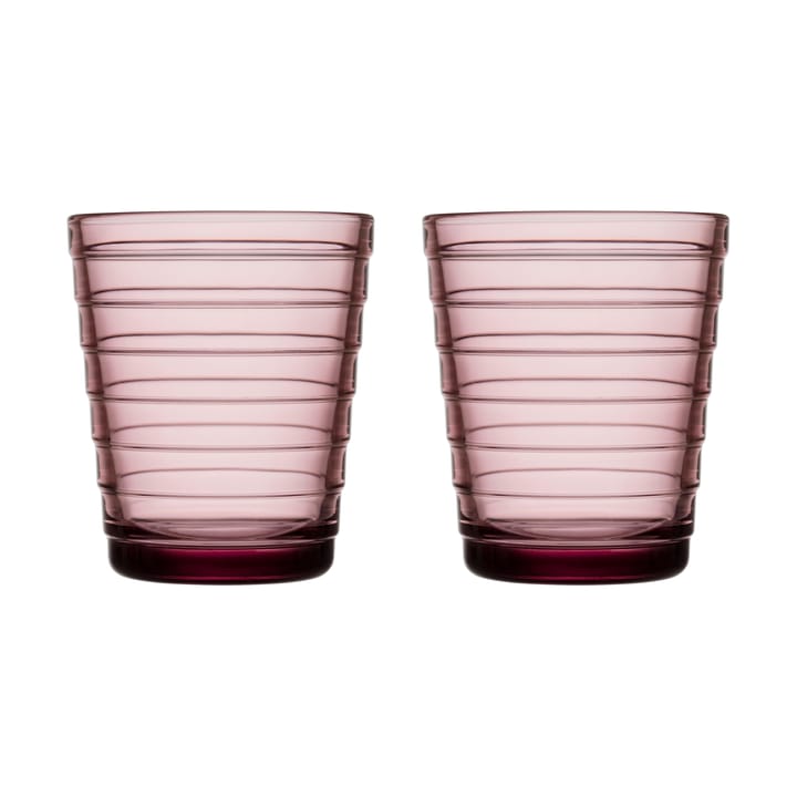 Aino Aalto drinks glass 22 cl 2-pack - Heather - Iittala