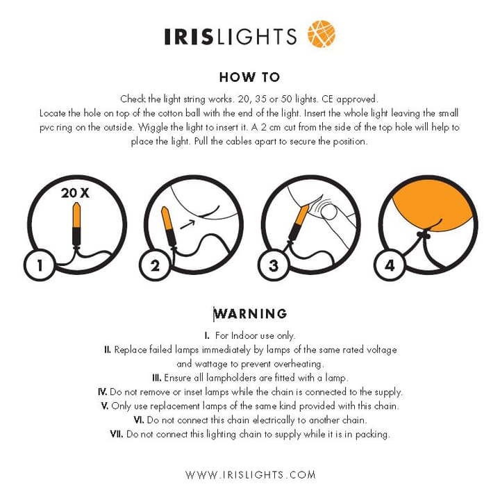 Irislights Brownie - 35 balls - Irislights