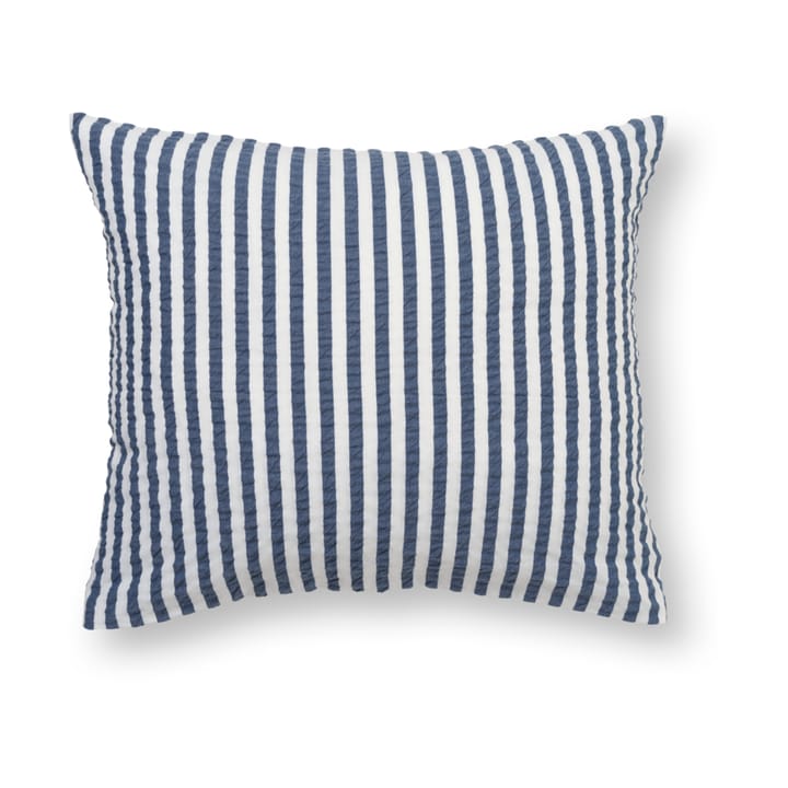 Bæk&Bølge Lines pillowcase 50x60 cm - Dark blue-white - Juna