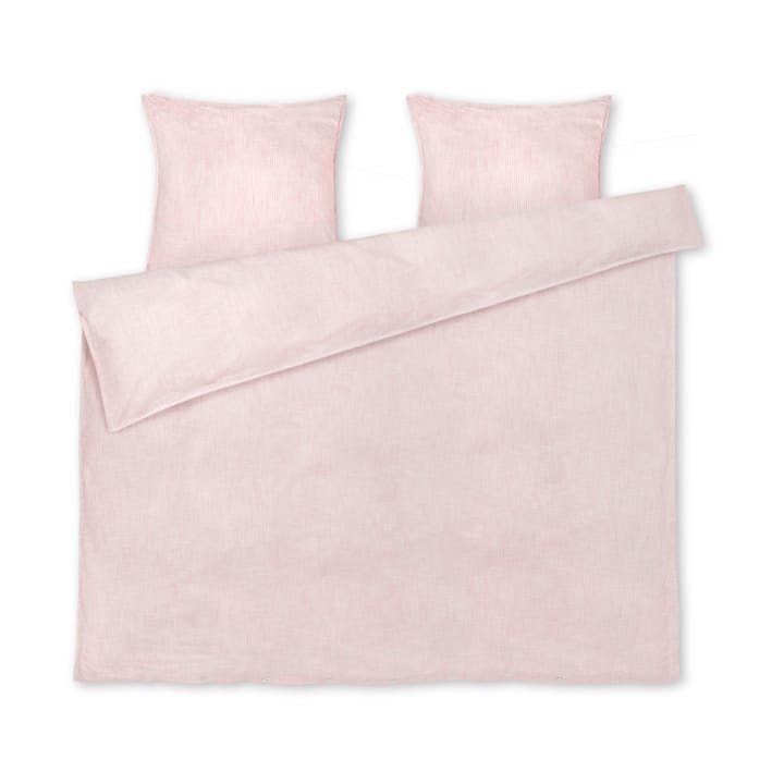 Monochrome Lines bedding set 220x220 cm - Pink-white - Juna
