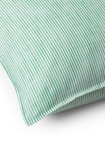 Monochrome Lines pillowcase 50x60 cm - Green-white - Juna